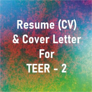 resume and cover letter teer 2