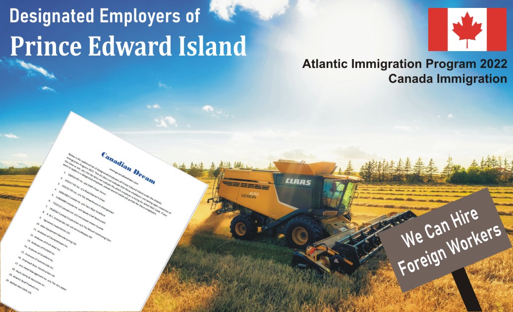 designated employers of prince edward island