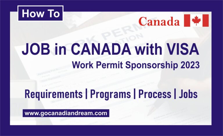 job in canada with visa