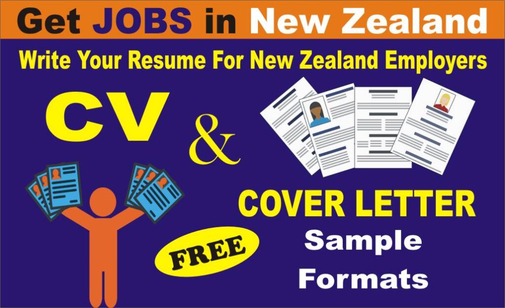 CV Template NZ (New Zealand style CV Sample Format)