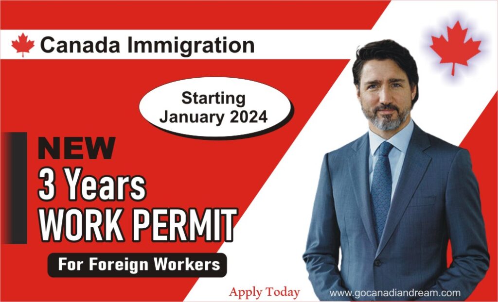 3 years Canada Work permit