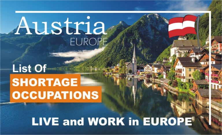 work in austria - occupations list