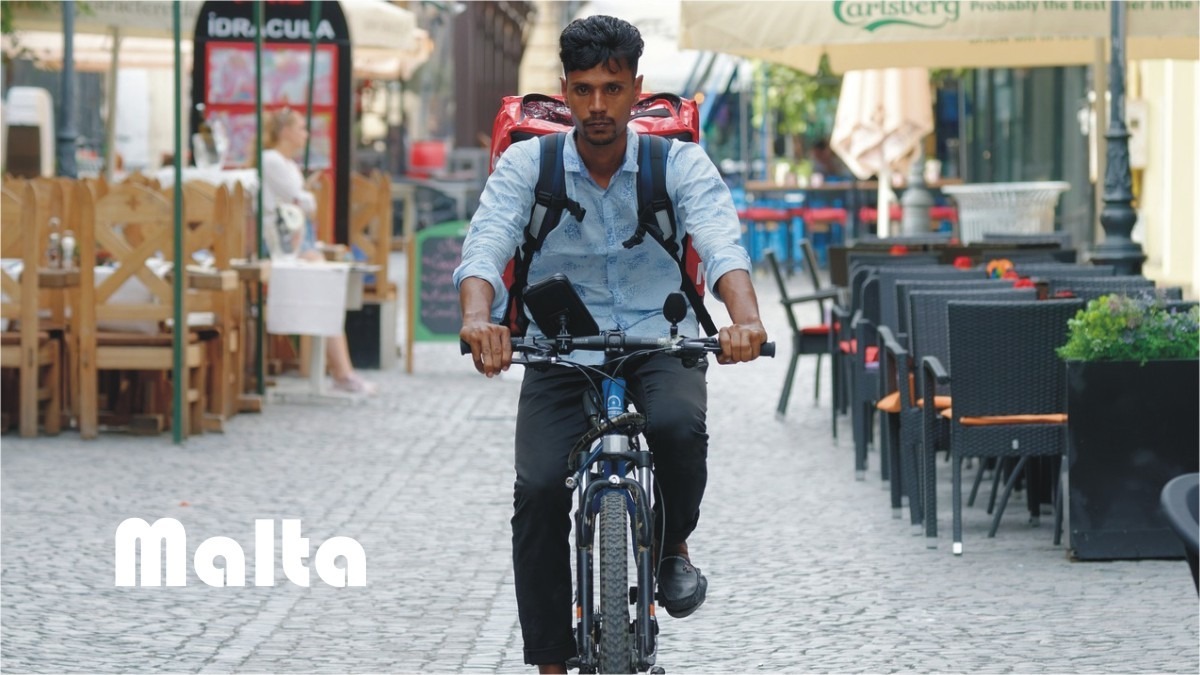 bike delivery jobs in malta