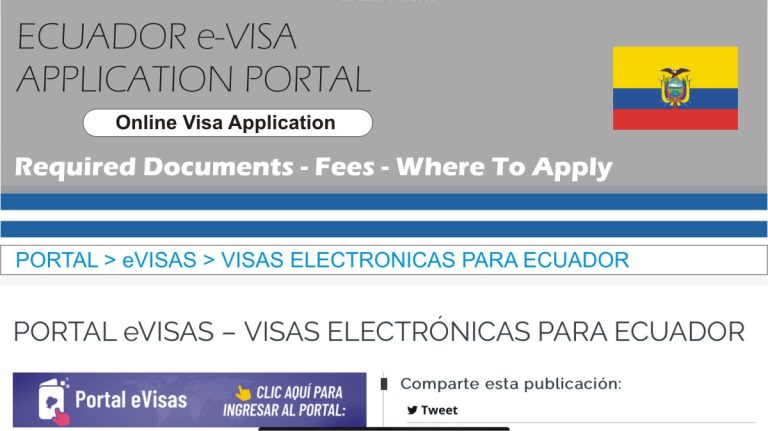 ecuador e-visa